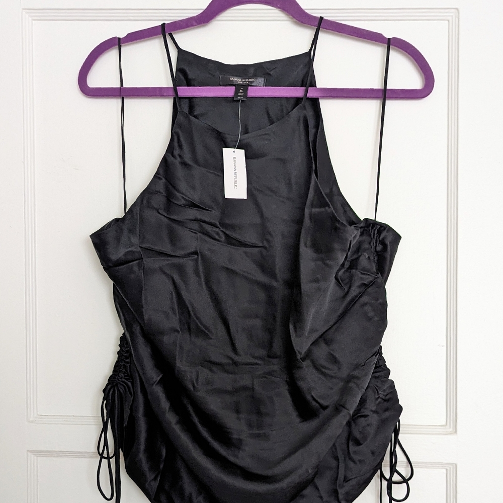 100% Silk Halter new Banana Republic Top